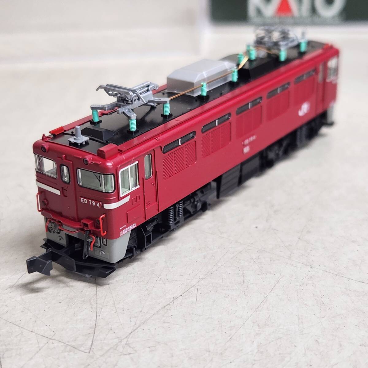 【激安！】KATO 3076-1 ＥＤ７９ 電気機関車シングルアームパンタグラフ　ナンバープレート取付済_画像1