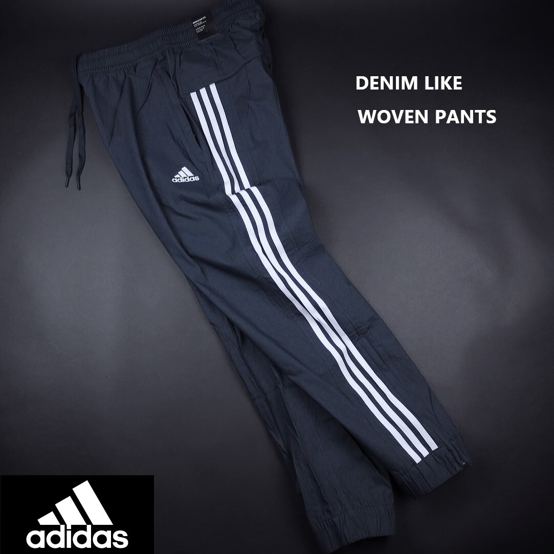  новый товар # Adidas adidass Lee полоса s Denim Like u-bn Cross грузовик брюки F23/386 темно-синий /[L] обычная цена 8250 иен 