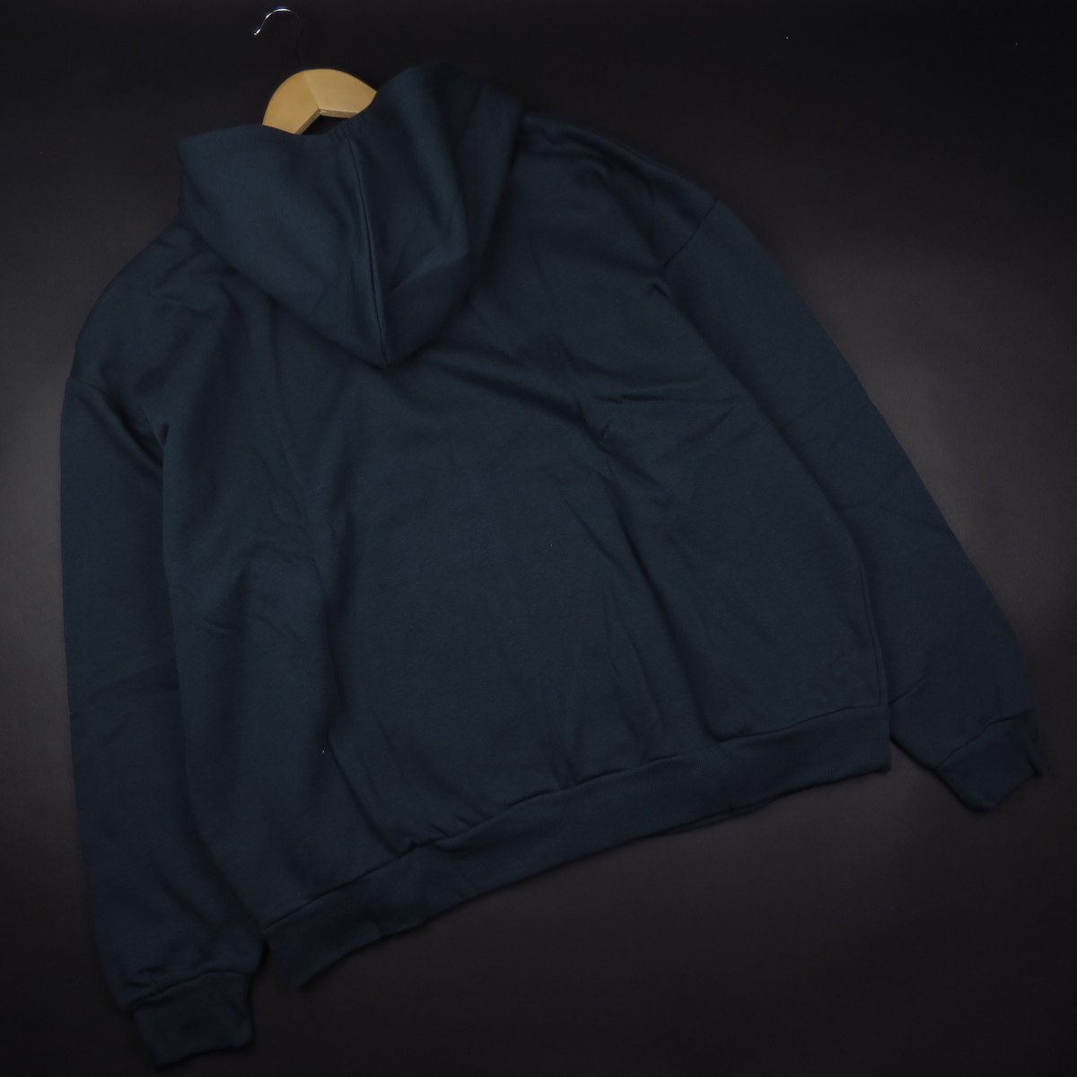 新品 ★ ZIP FIVE ジップファイブ DOING WELL ロゴ 刺繍 裏起毛 ジップパーカー フーディー 42bz/307紺/【XL】_画像6