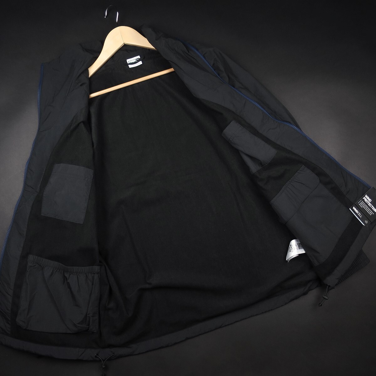 新品 ★ puma プーマ T7 ウーブンジャケット 日本限定 JAPAN LIMITED 092/01黒/【XL】/¥14,300_画像8