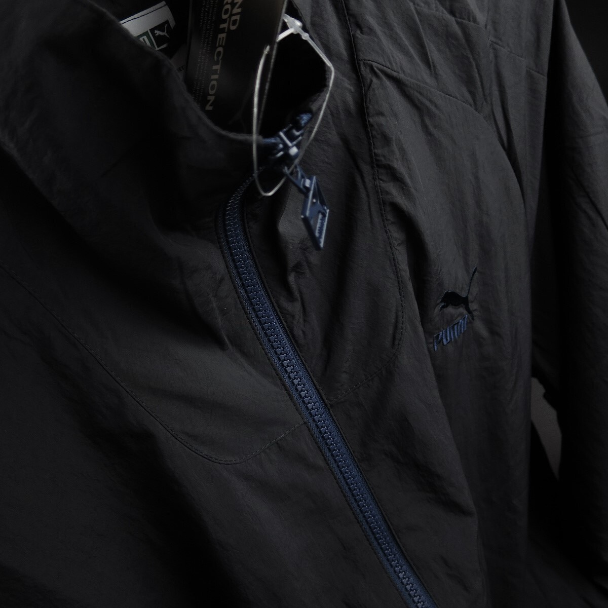 新品 ★ puma プーマ T7 ウーブンジャケット 日本限定 JAPAN LIMITED 092/01黒/【XL】/¥14,300_画像9