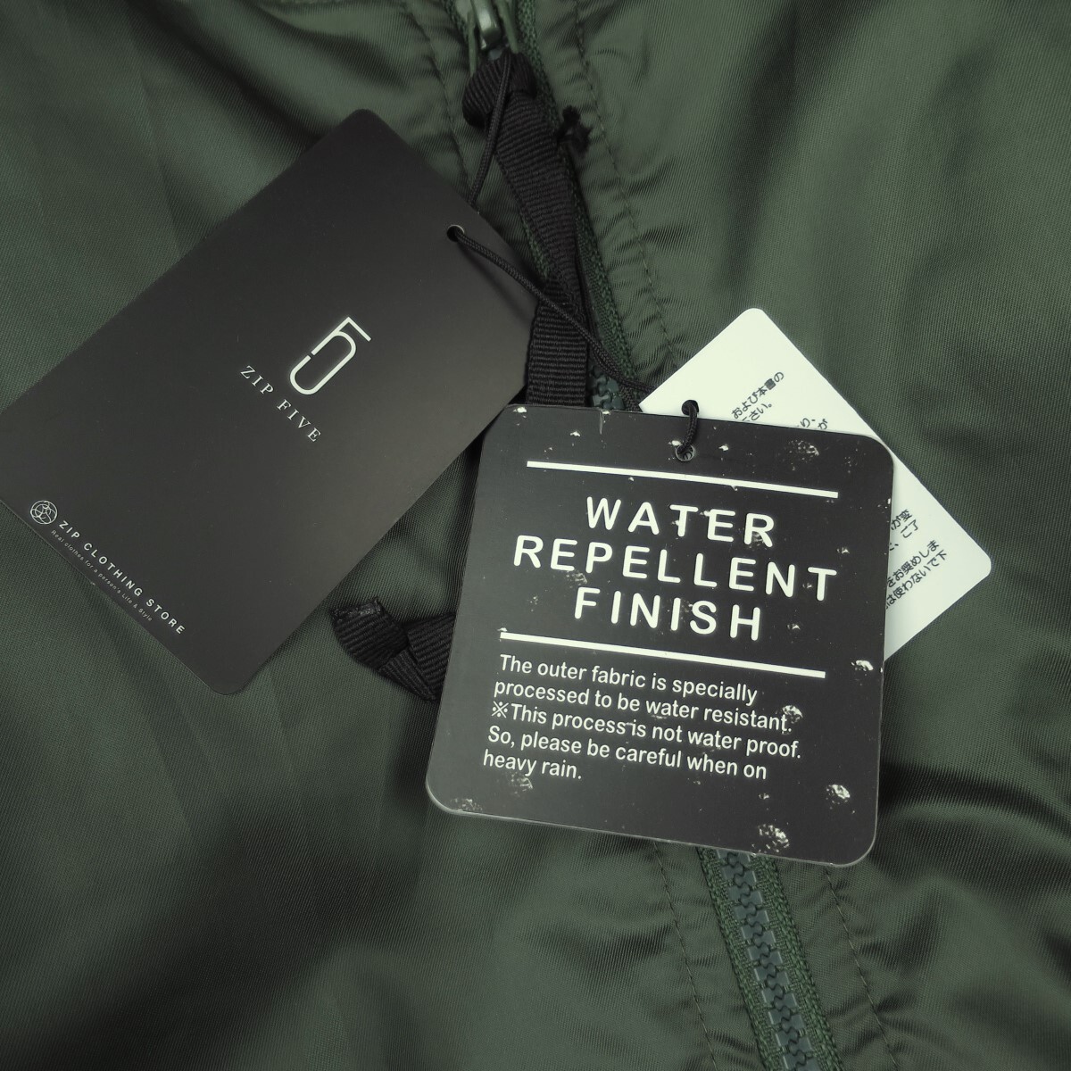 新品 ★ ZIP FIVE ジップファイブ レギュラーサイズ MA-1 ミリタリー フライト ブルゾン ジャケット 003/オリーブ/【L】_画像6