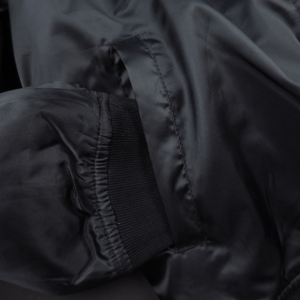新品 ★ ZIP FIVE ジップファイブ レギュラーサイズ MA-1 ミリタリー フライト ブルゾン ジャケット 003/黒/【L】_画像5