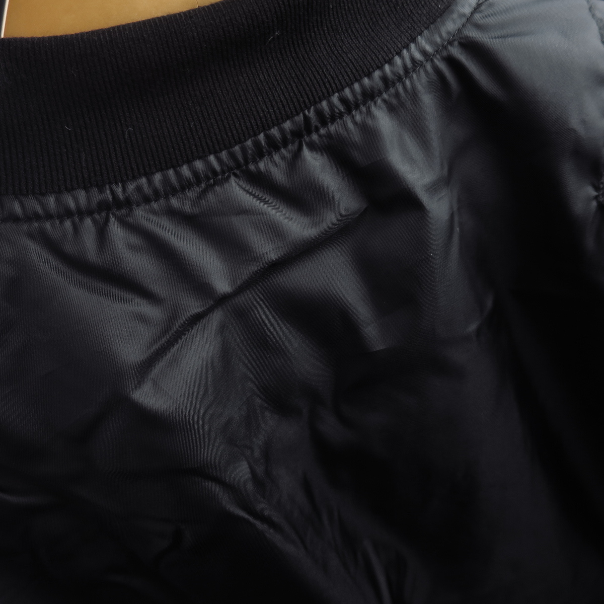 新品 ★ ZIP FIVE ジップファイブ レギュラーサイズ MA-1 ミリタリー フライト ブルゾン ジャケット 003/黒/【L】_画像10