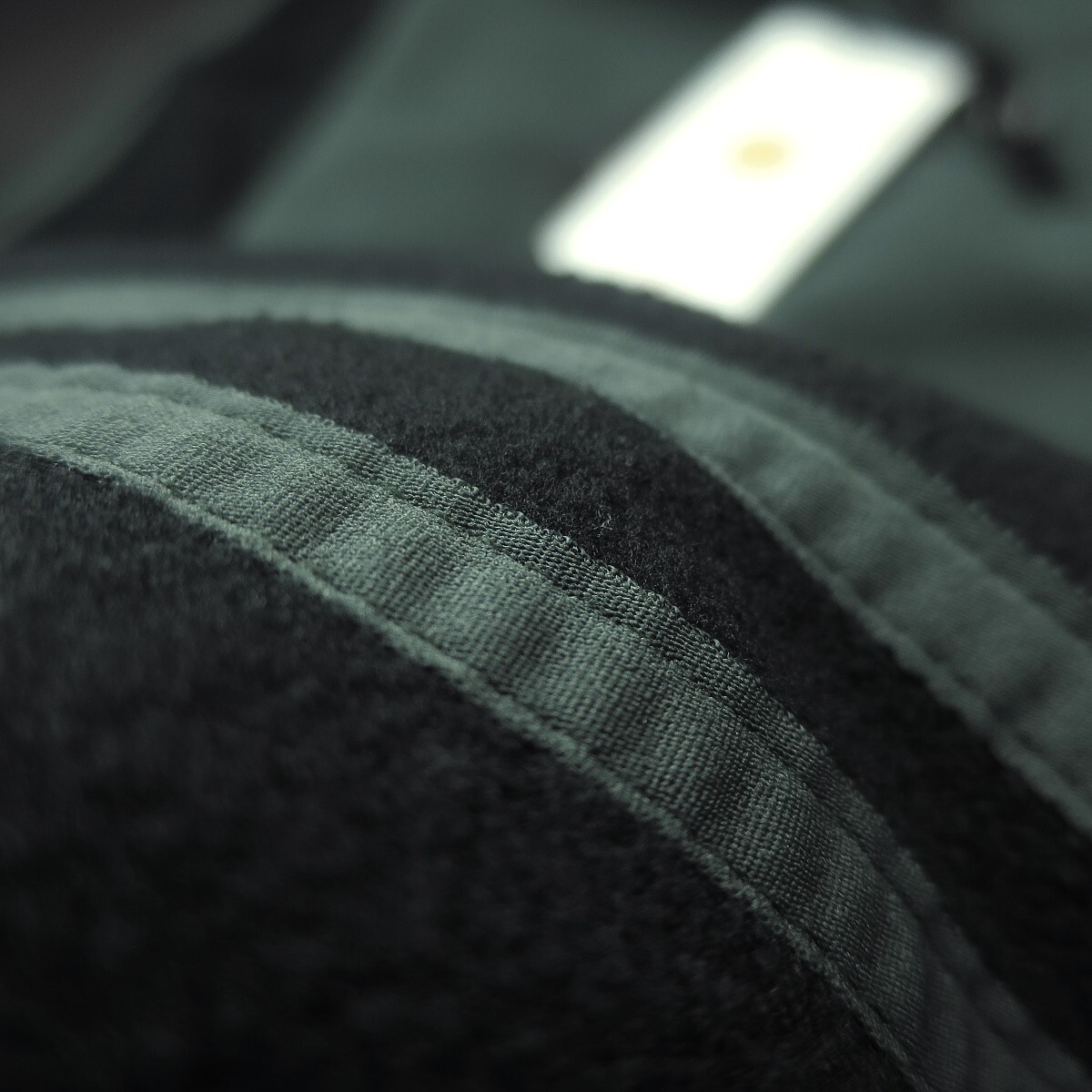 新品 ★ ZIP FIVE ジップファイブ KANGOL 別注 フリース ラグラン ハーフジッププルオーバー 34l /チャコ/【M】_画像7