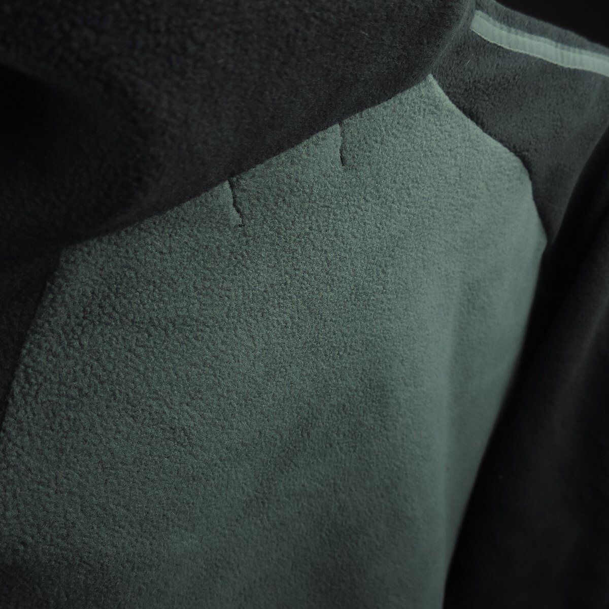 新品 ★ ZIP FIVE ジップファイブ KANGOL 別注 フリース ラグラン ハーフジッププルオーバー 34l /チャコ/【M】_画像10