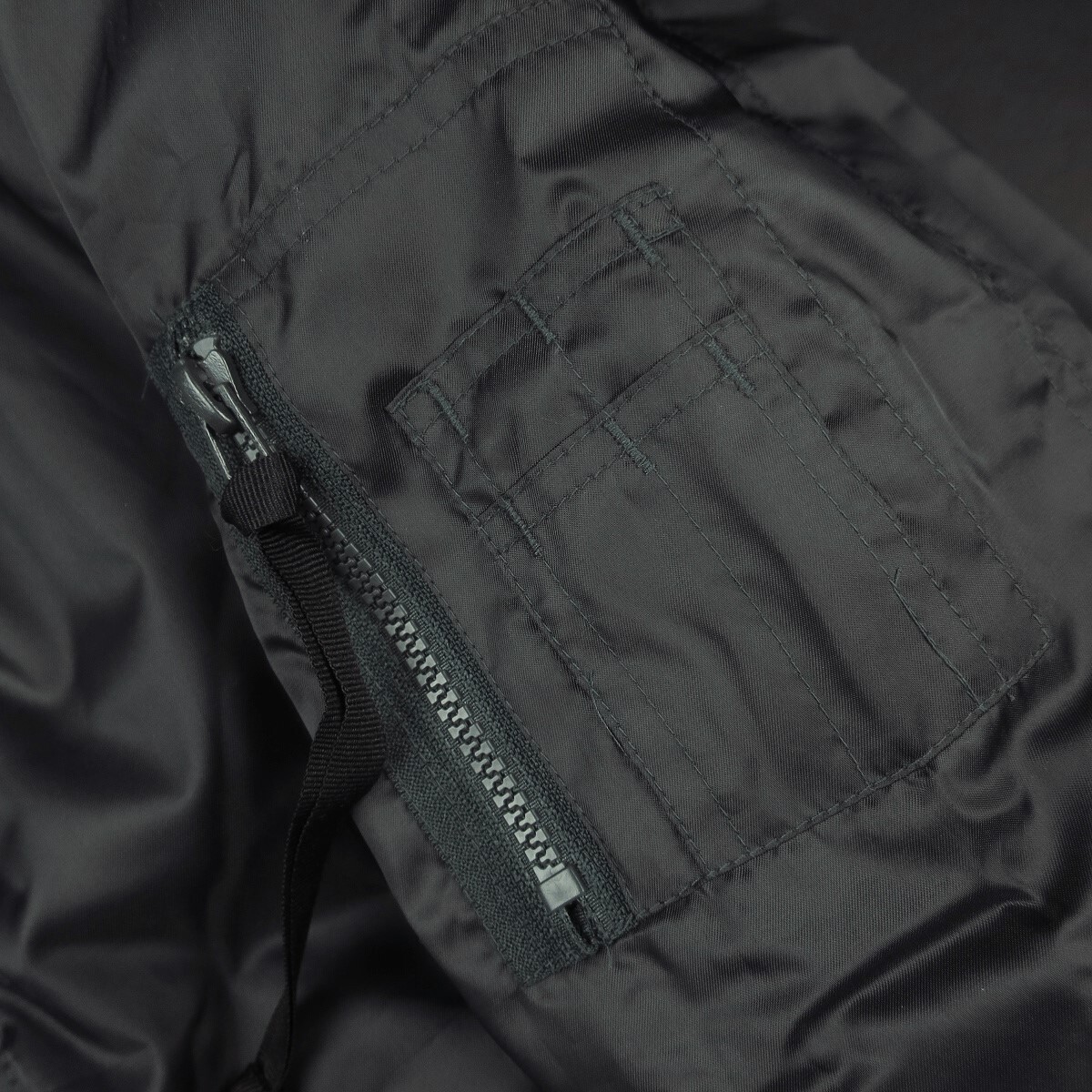 新品 ★ ZIP FIVE ジップファイブ レギュラーサイズ MA-1 ミリタリー フライト ブルゾン ジャケット 003/チャコール/【L】_画像3