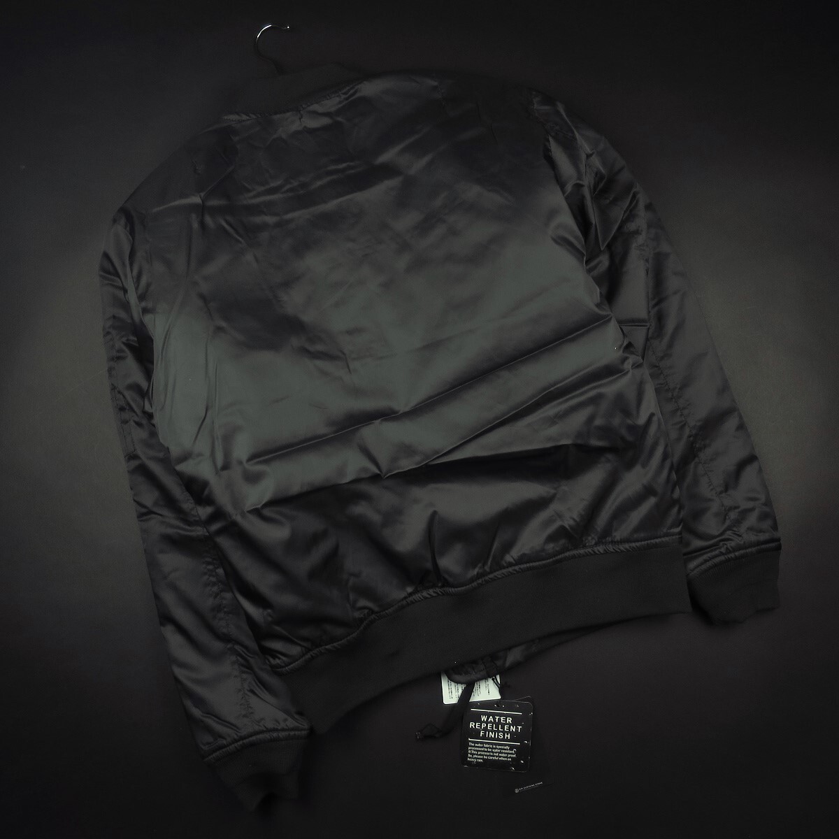 新品 ★ ZIP FIVE ジップファイブ レギュラーサイズ MA-1 ミリタリー フライト ブルゾン ジャケット 003/チャコール/【L】_画像8