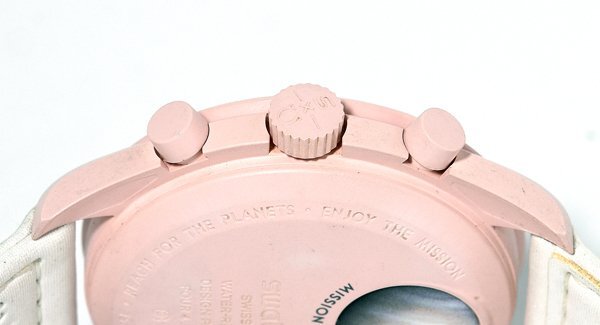 ★箱保付!美品!Swatch × OMEGA スウォッチ × オメガ MISSION TO VENUS 42mm SO33P100 クオーツ メンズ★_画像8