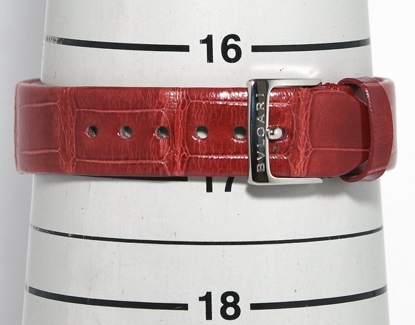 ★箱・ギャラ付!美品!BVLGARI ブルガリ LUVCHEA ルチェア LU28S 12Pダイヤ クオーツ レディース★_画像9