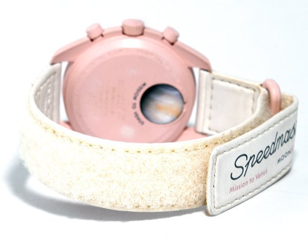 ★箱保付!美品!Swatch × OMEGA スウォッチ × オメガ MISSION TO VENUS 42mm SO33P100 クオーツ メンズ★_画像5