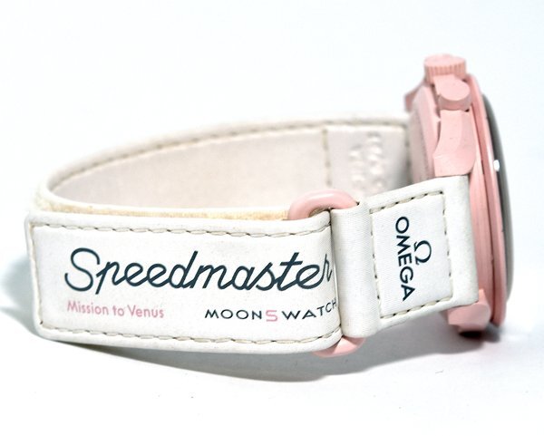 ★箱保付!美品!Swatch × OMEGA スウォッチ × オメガ MISSION TO VENUS 42mm SO33P100 クオーツ メンズ★_画像6