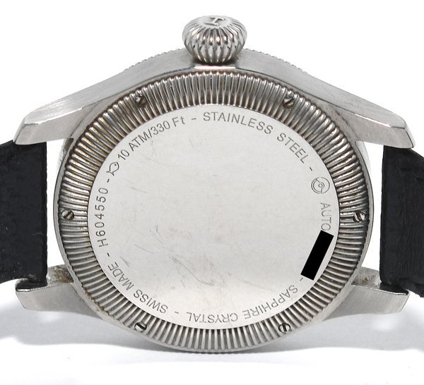 ★良品!HAMILTON ハミルトン カーキ パイオニア オート H604550 デイト 自動巻き メンズ★_画像7