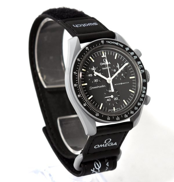 ★未使用！Swatch × OMEGA スウォッチ × オメガ ミッショントゥ ザ ムーン SO33M100 クオーツ メンズ★_画像2