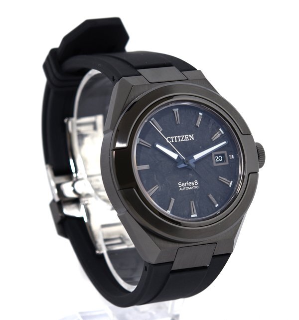 ★未使用!CITIZEN シチズン Series 8 シリーズエイト NA1025-10E 0950-0033L01 870 Mechanical 1周年記念限定モデル 自動巻き メンズ★_画像2