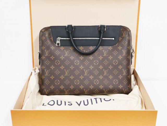 ルイヴィトン LOUIS VUITTON モノグラムマカサー PDJ M54019 ポルトドキュマン ジュールNM ビジネスバッグ 2WAY シ_画像9