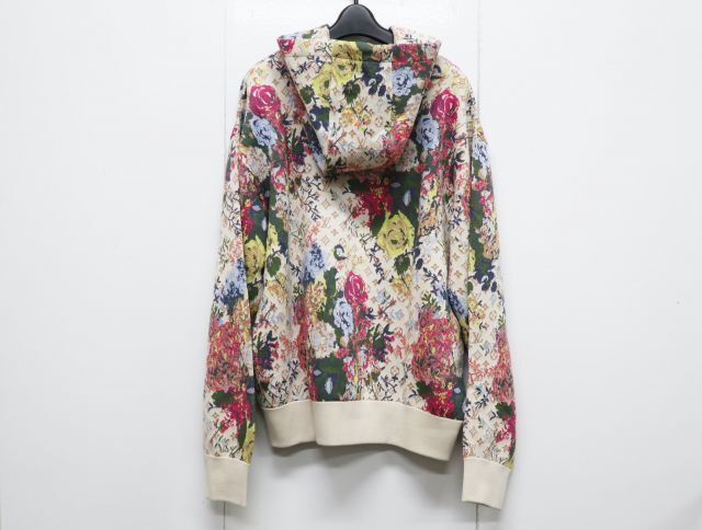 ルイヴィトン LOUIS VUITTON 22AW モノグラム ジャガード フラワー スウェット プルオーバー サイズM マルチ RM222 ZL_画像2