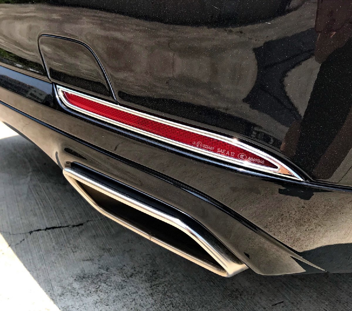 鏡面仕上げ♪ メルセデス ベンツ リフレクター リング W222 S300h S400 S400h S550 S550e S600 S63 S65 Sクラス ガーニッシュ_画像1