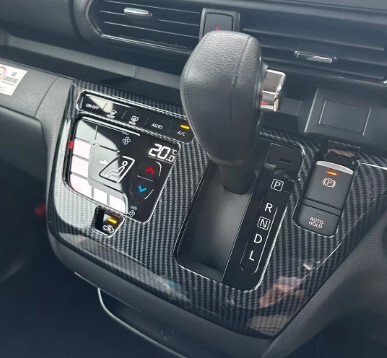 スポーティ全開♪ カーボン ルック シフトパネル カバー ルークス B44A B45A B47A B48A S X ハイウェイスターX オーテック Gターボ_画像2