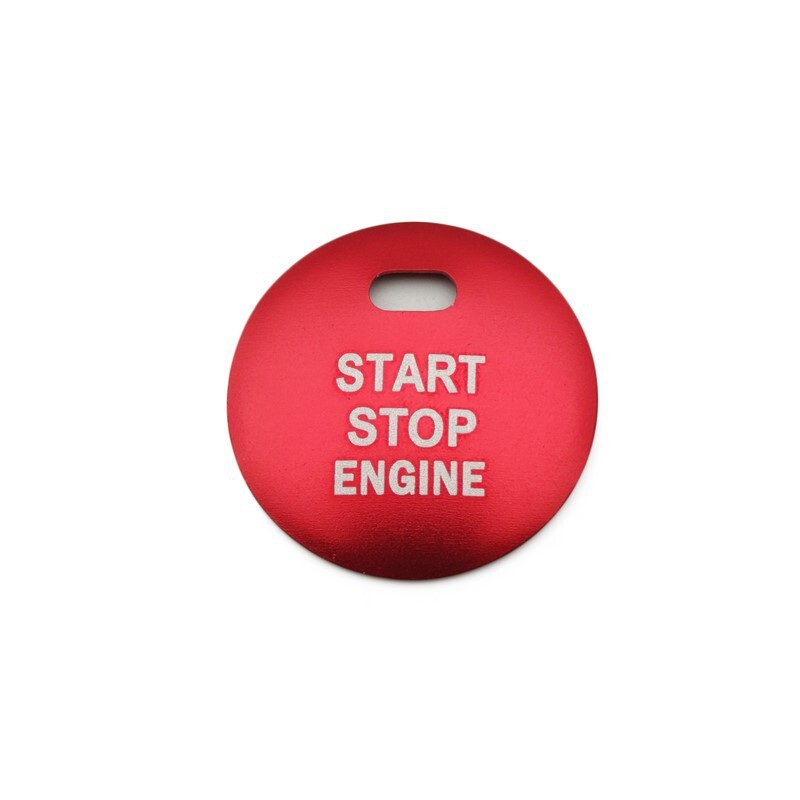 デザイン性UP♪ レッド エンジン スターター スイッチ カバー ハイゼットカーゴ S700V S710V クルーズターボ スペシャル デッキバン_画像2