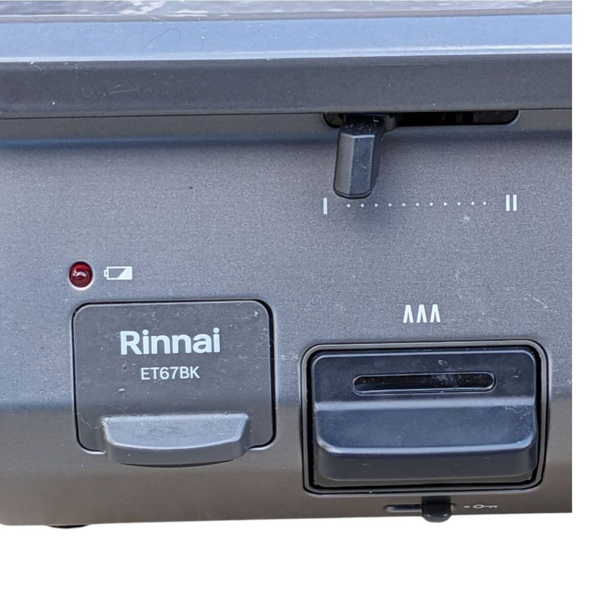 ★ガステーブル★リンナイ　グリル付き　都市ガス用　2024年製　ET67BKL　左強火力　中古品　ガスコンロ_画像5