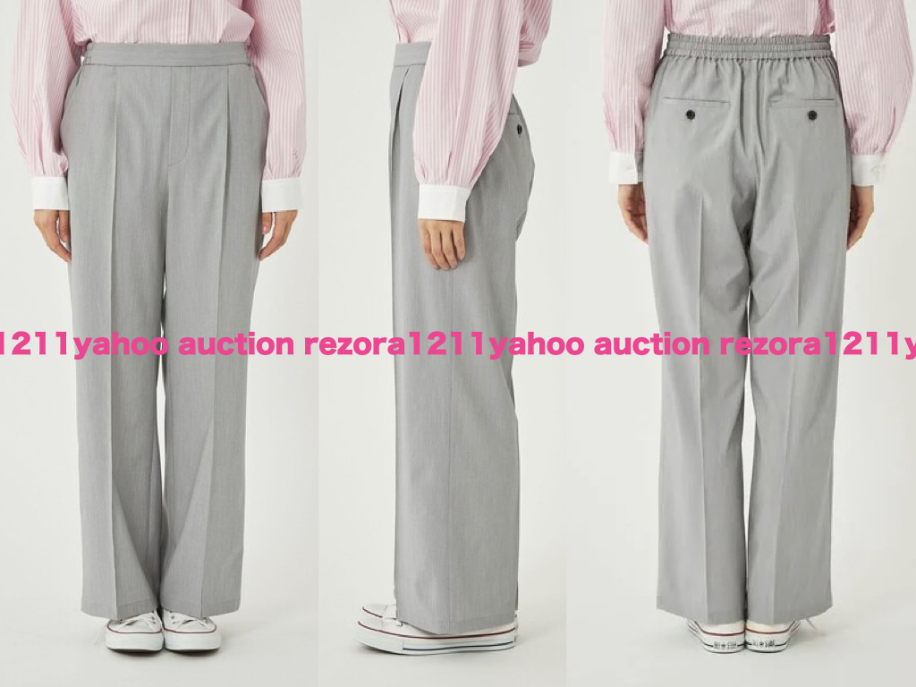 green label relaxing UNITED ARROWS ユナイテッドアローズ センターステッチ ドロスト イージー ワイド ストレート パンツ_画像6