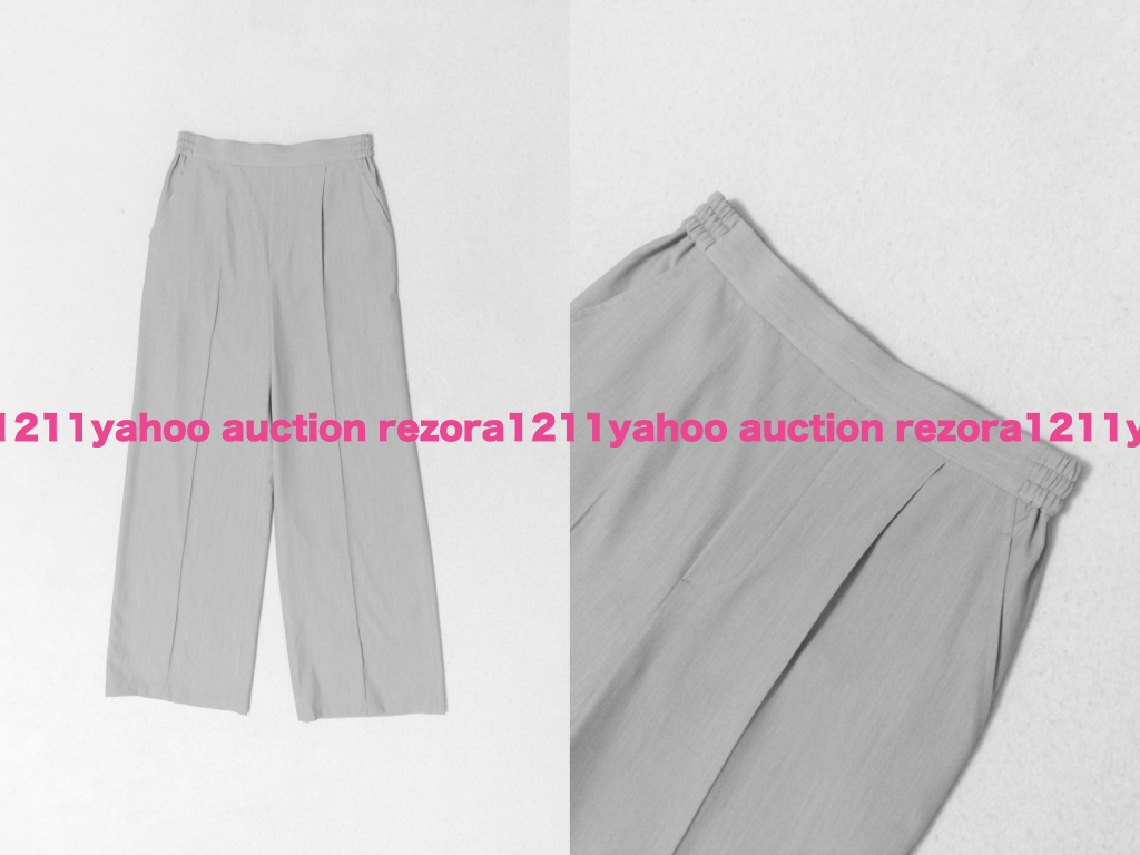 green label relaxing UNITED ARROWS ユナイテッドアローズ センターステッチ ドロスト イージー ワイド ストレート パンツ_画像7