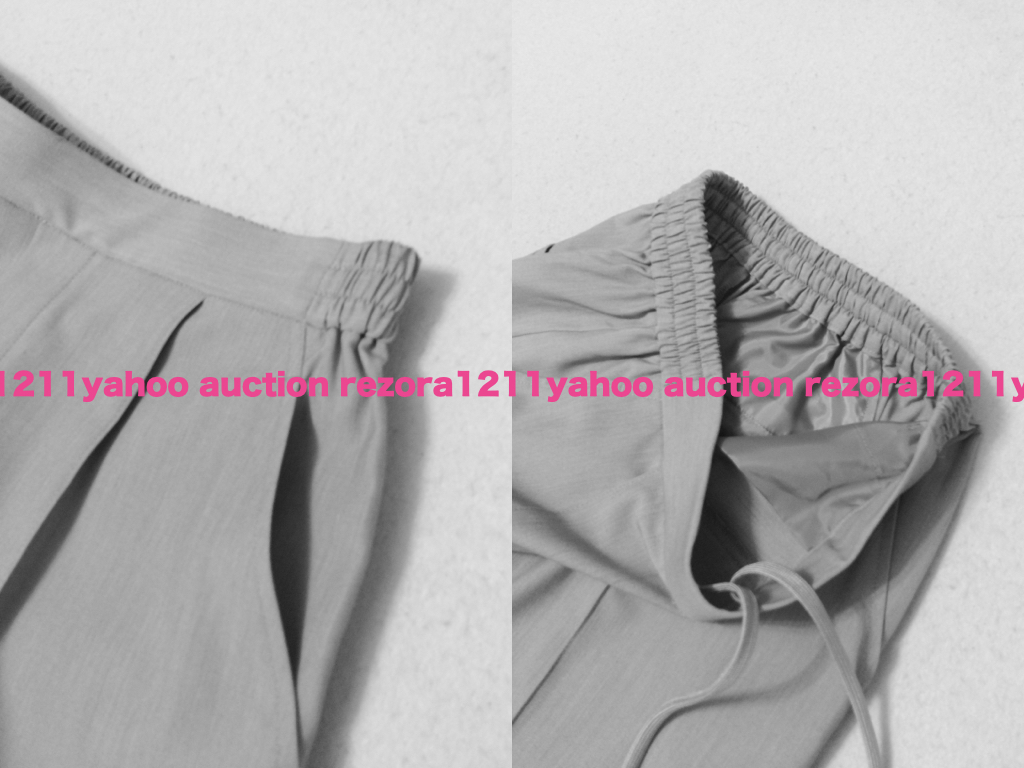 green label relaxing UNITED ARROWS ユナイテッドアローズ センターステッチ ドロスト イージー ワイド ストレート パンツ_画像8