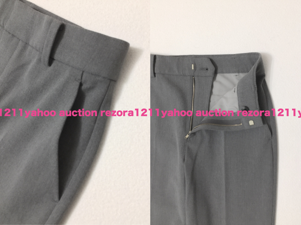 green label relaxing UNITED ARROWS ユナイテッドアローズ 2024AW 1.1万 センタープレス テーパード スラックス パンツ_画像4