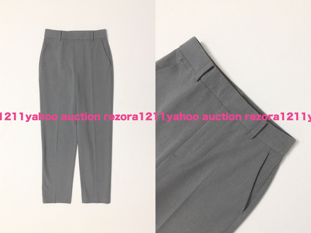 green label relaxing UNITED ARROWS ユナイテッドアローズ 2024AW 1.1万 センタープレス テーパード スラックス パンツ_画像3