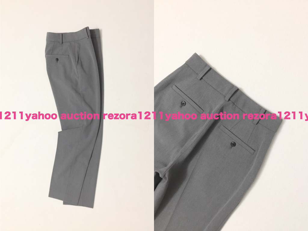 green label relaxing UNITED ARROWS ユナイテッドアローズ 2024AW 1.1万 センタープレス テーパード スラックス パンツ_画像5