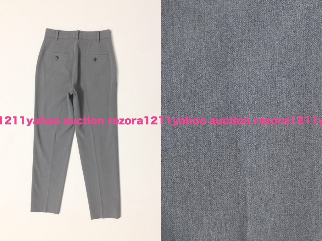 green label relaxing UNITED ARROWS ユナイテッドアローズ 2024AW 1.1万 センタープレス テーパード スラックス パンツ_画像6