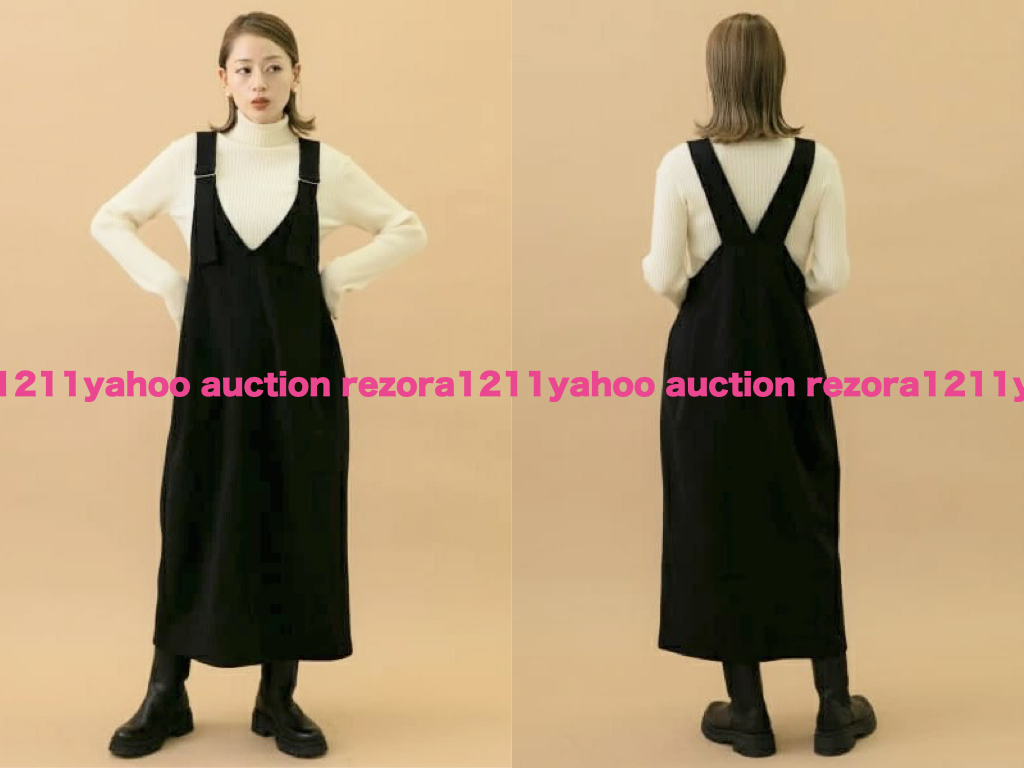 URBAN RESEARCH Sonny Label アーバンリサーチ コクーン ロング ジャンパースカート サロペット ワンピース スカート_画像3