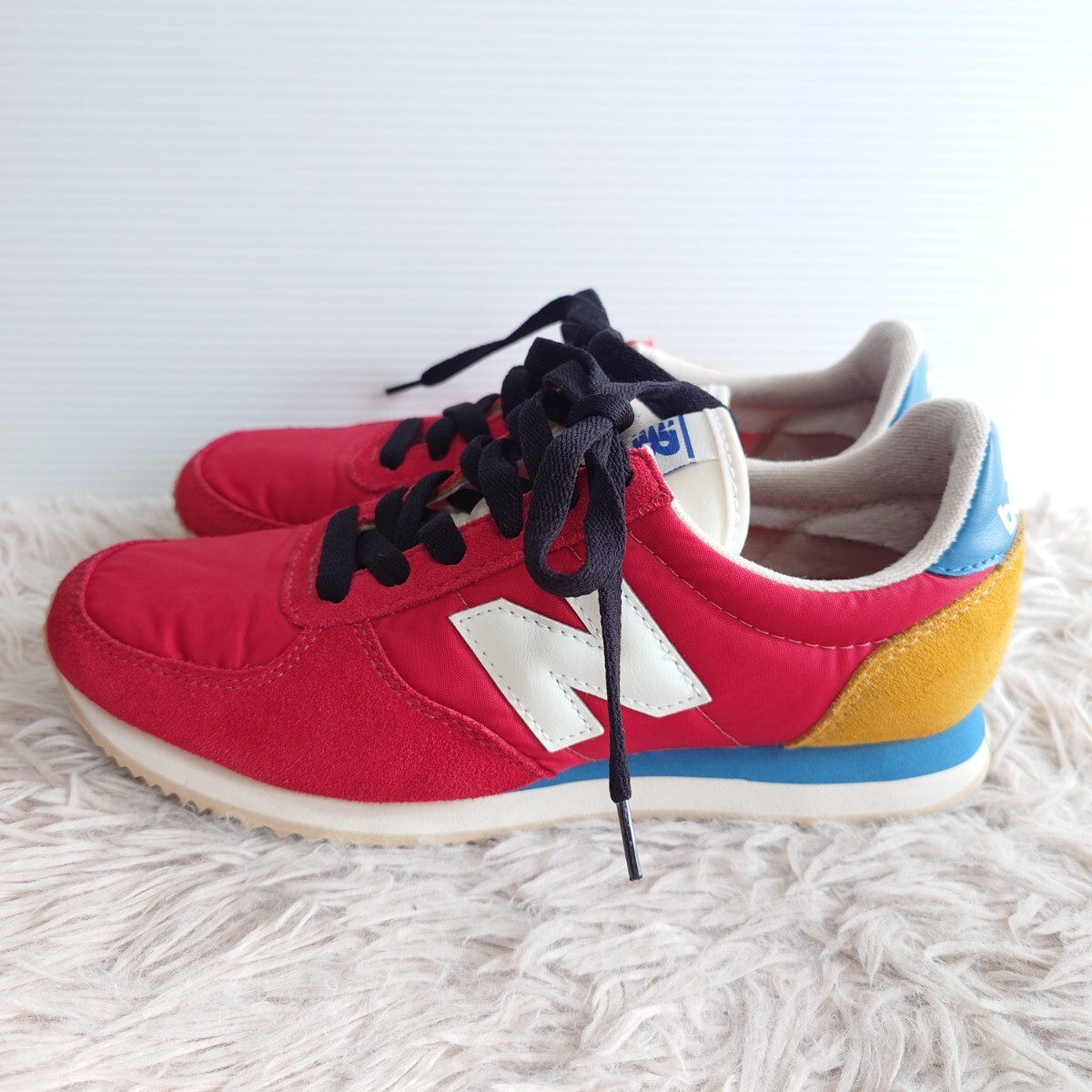 new balance ニューバランス スニーカー シューズ 靴 23.5cm レディース レッド 赤色_画像3