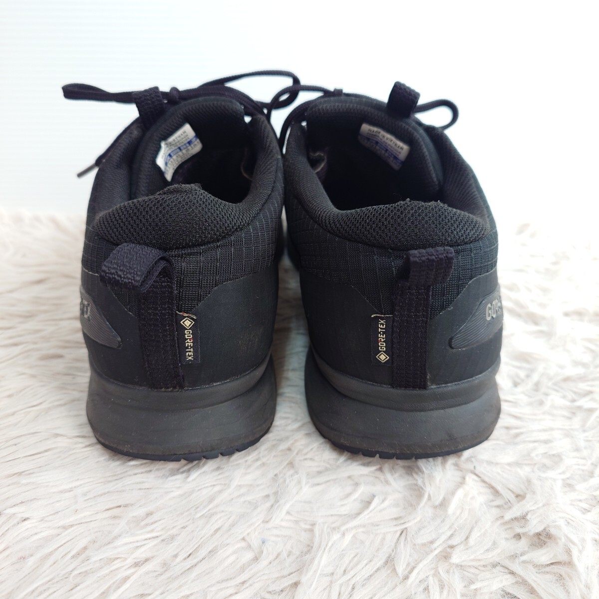 MIZUNO GORE-TEX ミズノ ゴアテックス スニーカー シューズ 靴 26.5cm メンズ オールブラック 黒色_画像6