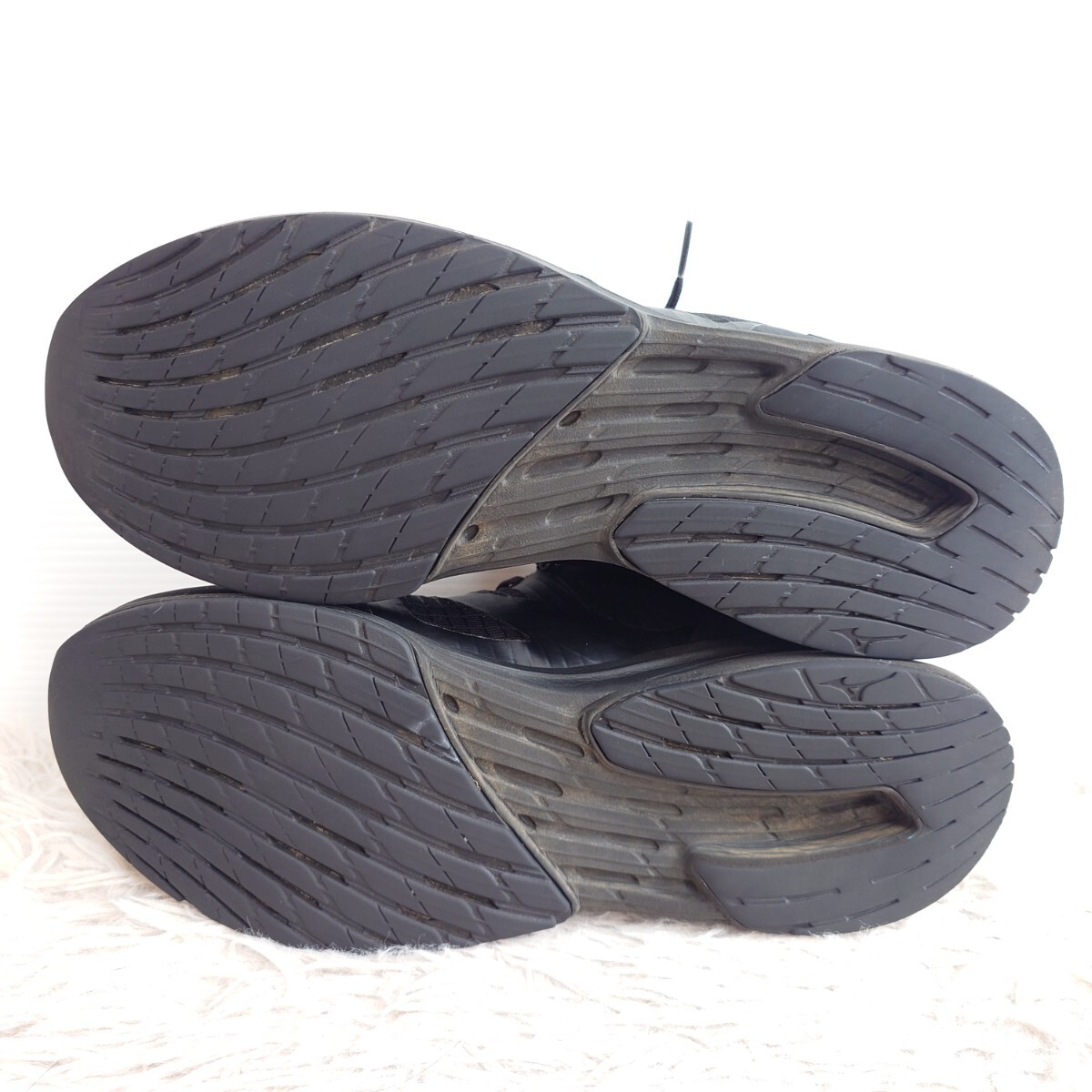 MIZUNO GORE-TEX ミズノ ゴアテックス スニーカー シューズ 靴 26.5cm メンズ オールブラック 黒色_画像7