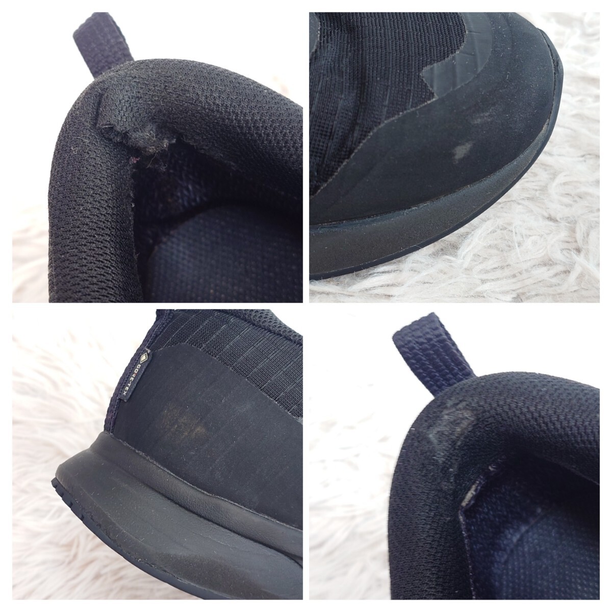 MIZUNO GORE-TEX ミズノ ゴアテックス スニーカー シューズ 靴 26.5cm メンズ オールブラック 黒色_画像8