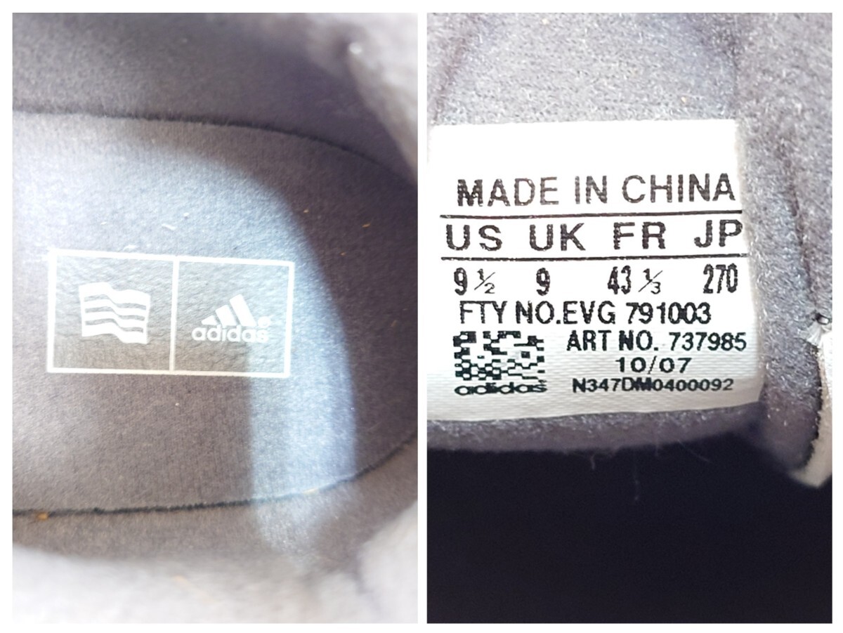 adidas アディダス ゴルフシューズ 靴 27cm メンズ ホワイト 白色_画像9