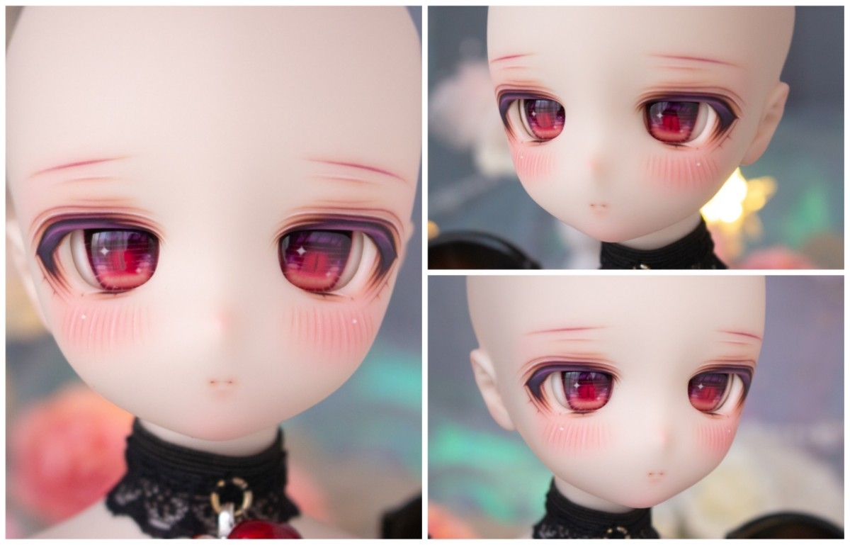 【34DOLLS】DDH-29 SW肌 カスタムヘッド＋デカールアイ MDD (難あり)_画像10