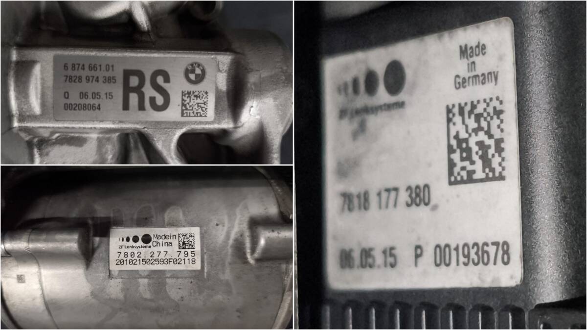 BMW 1シリーズ F20 LCI 等 ステアリング　ギアボックス 動作OK_画像10