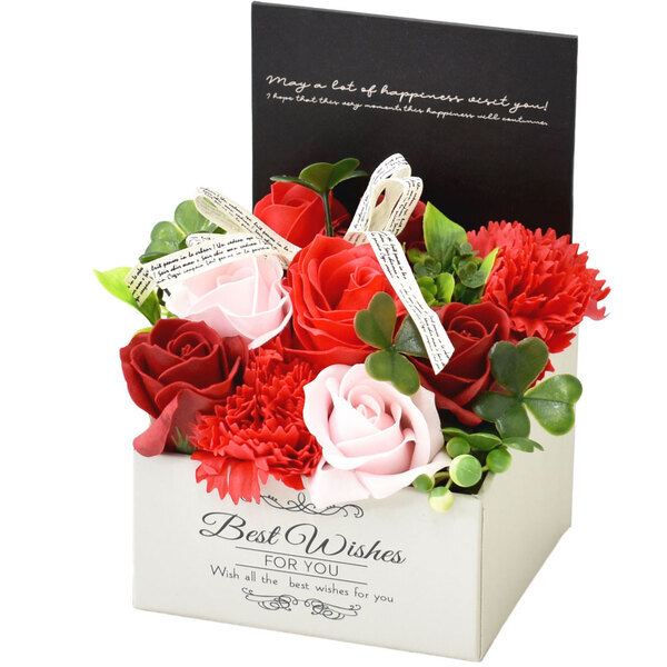 シャボンフラワー MK 008 レッド 2セット_画像3