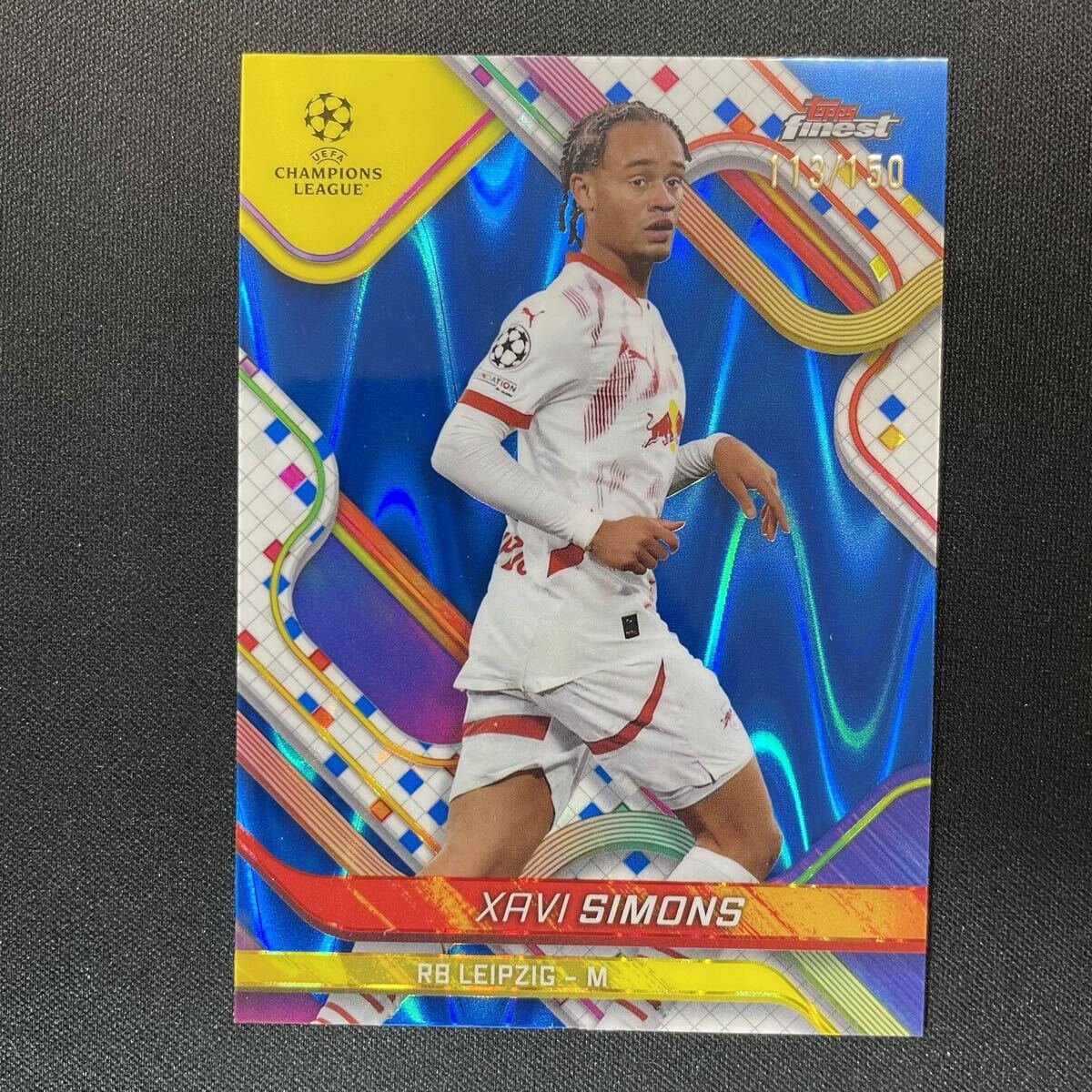 2024-25 Topps Finest UEFA Xavi Simons RB Leipzig /150 シャビ・シモンズ_画像1