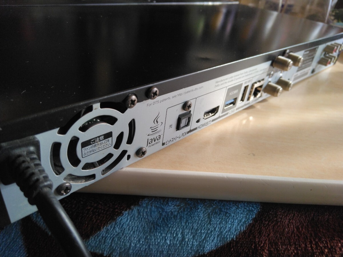 東芝タイムシフトブルーレイレコーダー2TB3チャンネルタイムシフトDBR-T460動作品リモコンカードつきます。_画像4