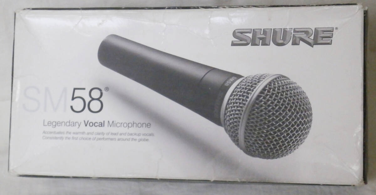 音出しOK ダイナミックマイクロフォン SHURE SM58-LCE シュア _画像4