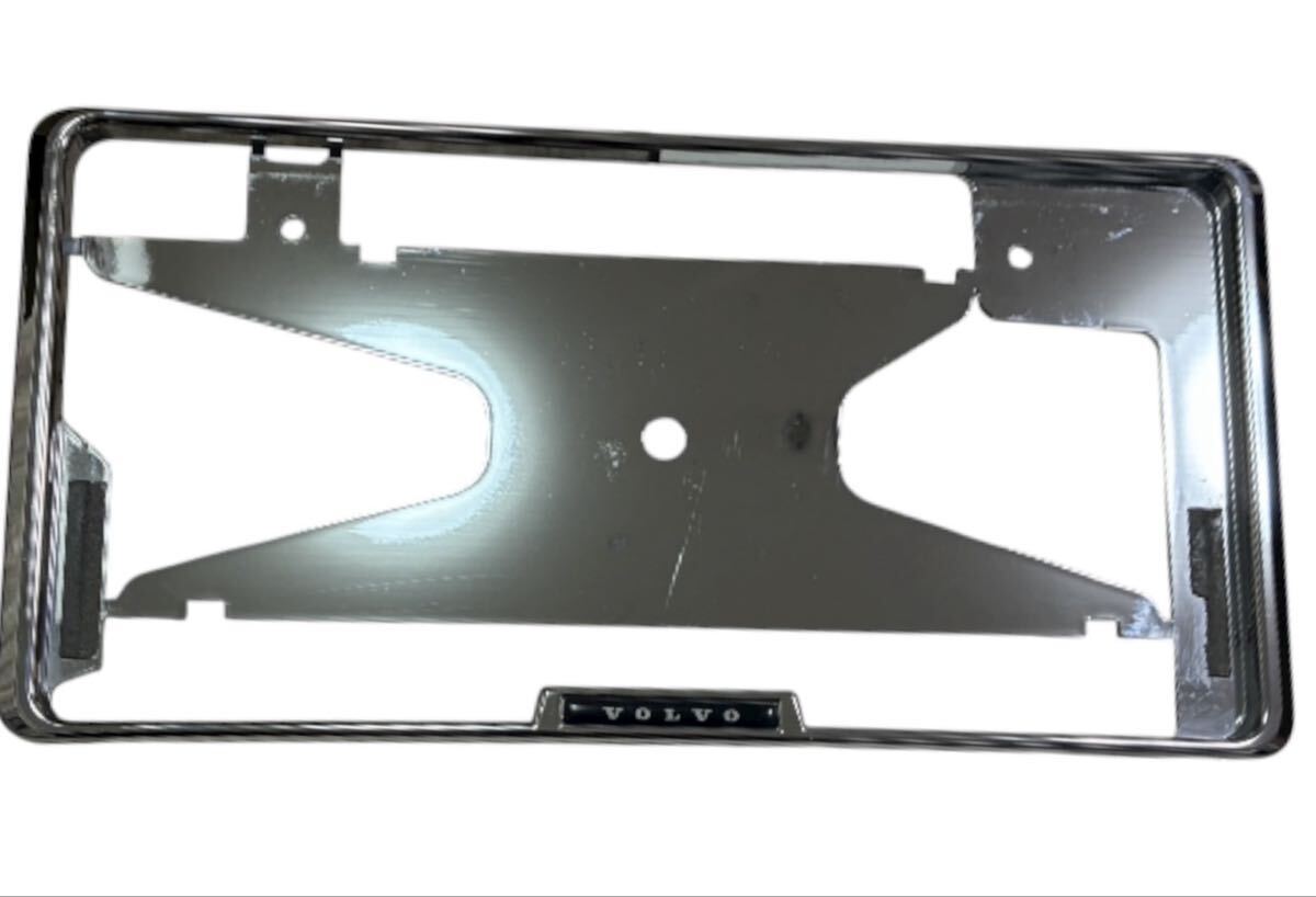 VOLVO ボルボ 純正 ナンバーフレーム 1枚 & キーケース（専用BOX・ポーチ付き）セット 送料無料_画像3