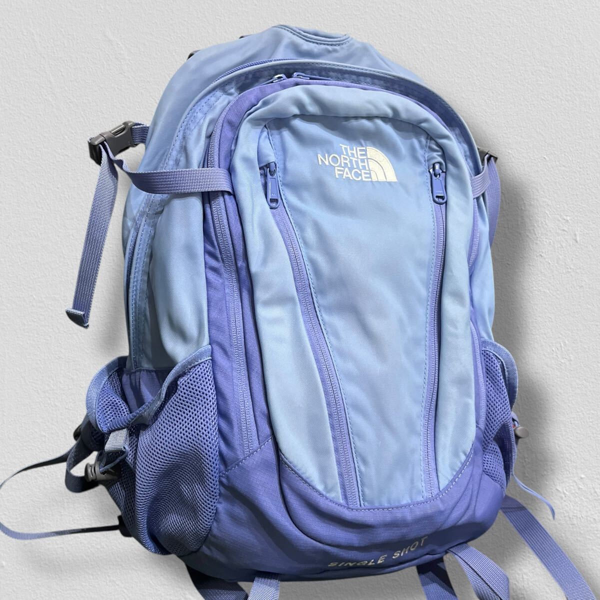 THE NORTH FACE デイパック Single Shot 20L ブルー系 ●洗濯プレス済● ノースフェイス ラベンダー リュック バックパック 青 古着/679_画像10
