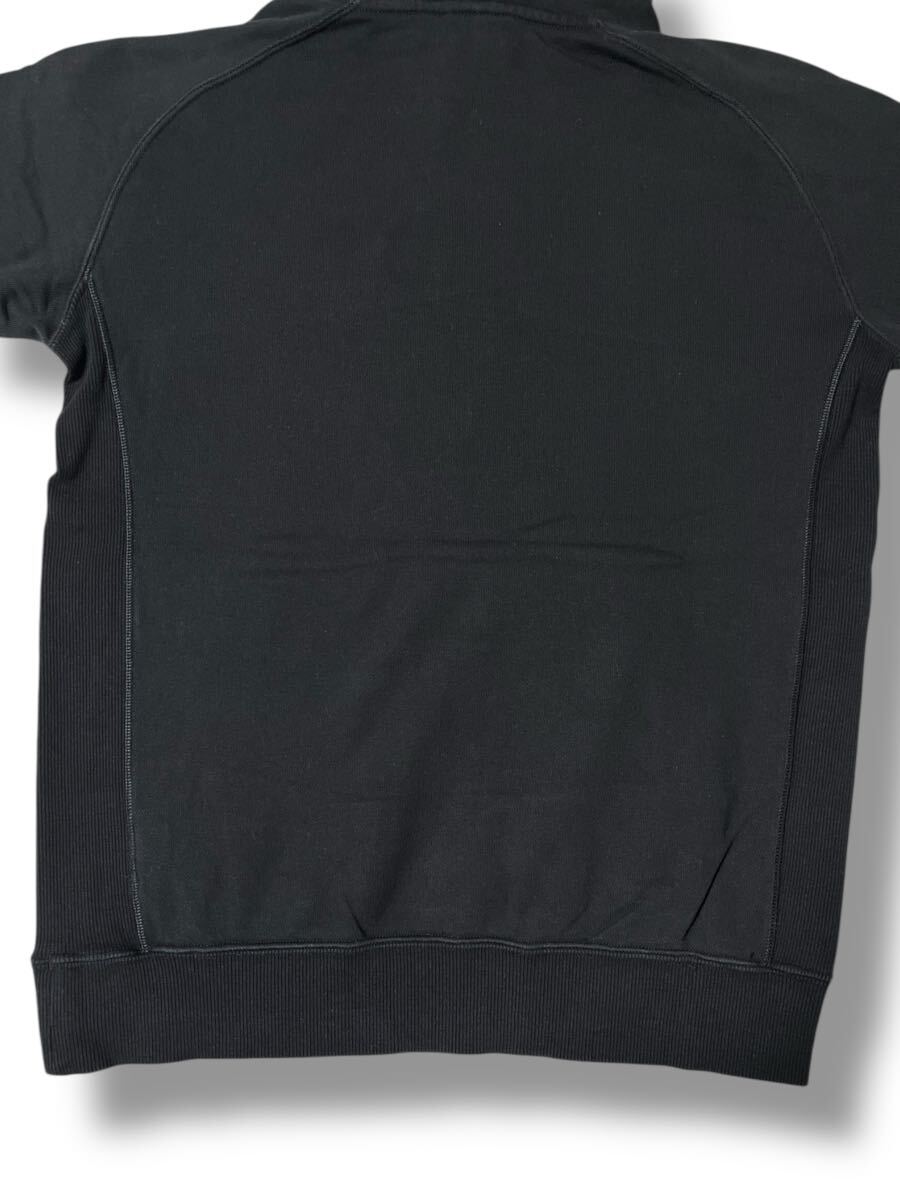 adidas フーディーパーカー ブラック XS(日本サイズS相当)●洗濯プレス済● アディダス 黒 スウェット プルオーバー 古着/798_画像7