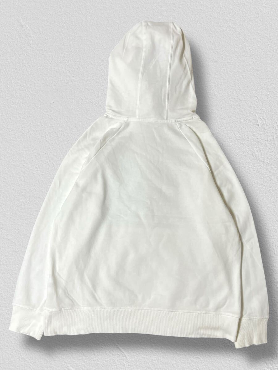 UNDER ARMOUR フーディー 裏起毛 ロゴ パーカー ホワイト XL ●洗濯プレス済● アンダーアーマー スウェット プルオーバー 白 古着/802_画像9