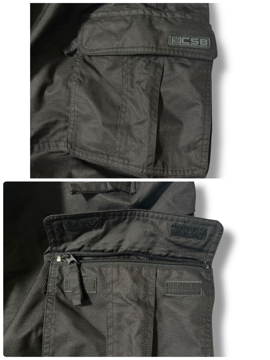 CSB スノーパンツ ブラック M ●洗濯プレス済● Colorado Snow Boards スキー スノーボード パンツ ウィンタースポーツ 古着/820_画像5