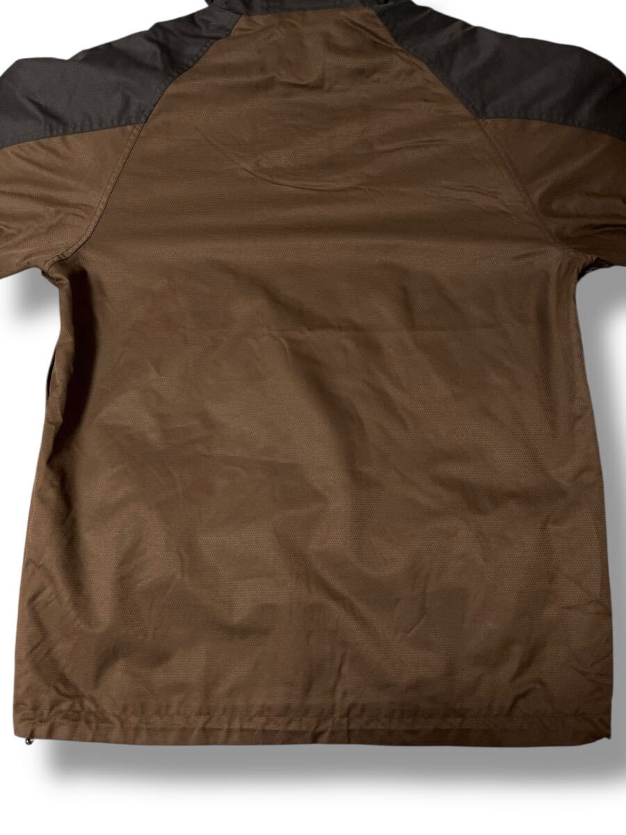 CSB スノーウェアジャケット ブラック×ブラウン系 M ●洗濯プレス済● 中綿入り 防風 スキー スノボ ウィンタースポーツ 冬 古着/825_画像8